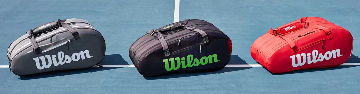 hoppe Godkendelse Foran Buy Wilson Tennis Kit Bags Online India at good prices at Racquets4u.com