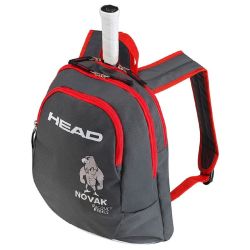 HEAD Novak Kids Backpack (Grey/Red)