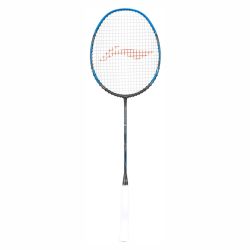 LI-NING 3D Calibar X Combat Badminton Racquet (Charcoal/Blue, Unstrung)