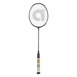 APACS Cross Court Pro Badminton Racquet (Unstrung, Black)