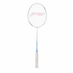 LI-NING AX-FORCE 80 Badminton Racquet (White/Lt.Purple, Unstrung)