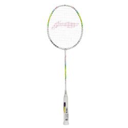 LI-NING AX-FORCE Tiger Badminton Racquet (White/Lime, Unstrung)