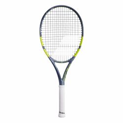 BABOLAT Pure Aero Lite Gen 9 Tennis Racquet (Grey/Flue/Yellow, Unstrung)