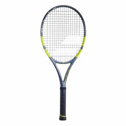 BABOLAT Pure Aero 98 Gen 9 Tennis Racquet (Grey/Flue/Yellow, Unstrung)