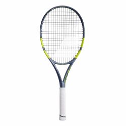 BABOLAT Pure Aero Super Lite Gen 9 Tennis Racquet (Grey/Flue/Yellow, Unstrung)