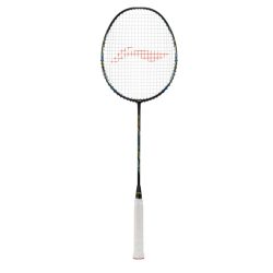 LI-NING Blaze 100 Badminton Racquet (Charcoal/Lime/Blue, Unstrung)