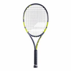 BABOLAT Boost Aero Tennis Racquet (Grey/Fl/Yellow, Strung)