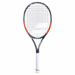 BABOLAT Boost Strike Tennis Racquet (Strung, Black/Red)