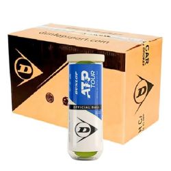 DUNLOP ATP Tour Tennis Balls Carton (72 Balls)