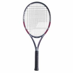 BABOLAT Evo Aero Gen 2 Tennis Racquet (Grey/Rasberry/Pink, Unstrung)