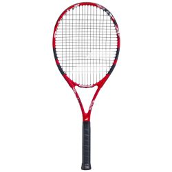 BABOLAT Evoke Team 2026 Tennis Racquet (Red/Black, Strung)