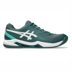 ASICS Gel Dedicate 8 Tennis Shoes (Dark Naptune/White)
