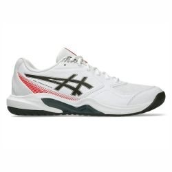 ASICS Gel Dedicate 9 Tennis Shoes (White/Vintage Khaki)