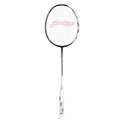 LI-NING Halbertec 9000 Power Badminton Racquet (Larkspur/Base Station Metal, Unstrung)