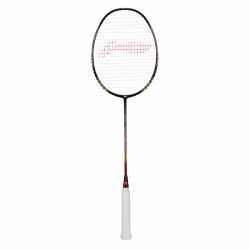 LI-NING Ignite 8 Badminton Racquet (Cool Gray/Bull Red, Unstrung)