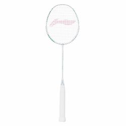LI-NING AX-FORCE 10 Badminton Racquet (Pearl White, Unstrung)