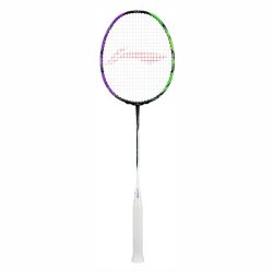 LI-NING Halbertec 9000 Badminton Racquet (3U, Green/Purple, Unstrung)