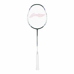LI-NING Halbertec Motor Badminton Racquet (Pearl White, Unstrung)