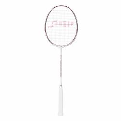 LI-NING Ignite 8 Badminton Racquet (Pearl White/Fire Red, Unstrung)