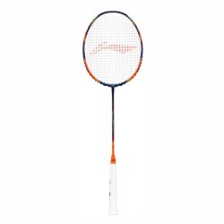 LI-NING Tectonic 6 Badminton Racquet (Orange/Black, Unstrung)