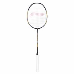 LI-NING Windstorm 72 Badminton Racquet (Black/Gold, Unstrung)
