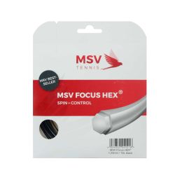 MSV Focus-HEX Tennis String (12m) Black (Cut from Reel)