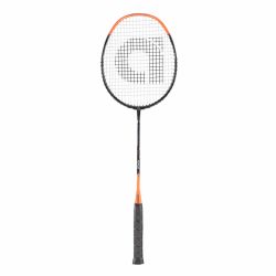 APACS Nano Fusion Speed 777 Force Badminton Racquet (Unstrung, Black/Orange)