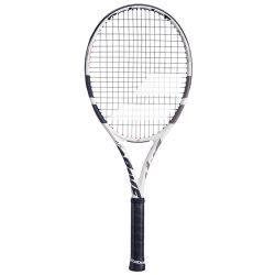 BABOLAT Pure Drive Wimbledon 2026 Tennis Racquet (White/Black, Unstrung)