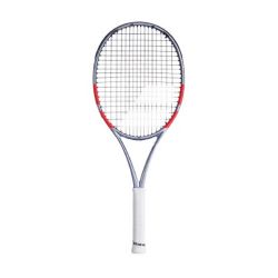 BABOLAT Pure Strike Junior 26 4th Gen Tennis Racquet (Grey/Flue Red)