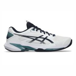 ASICS Solution Speed FF4 Clay Tennis Shoes (White/Midnight)