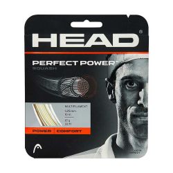 HEAD Perfect Power Squash String (Cut From Reel, 17L White)