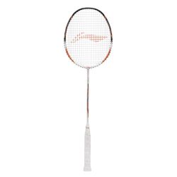 LI-NING Tectonic 1S Badminton Racquet (White/Black/Copper, Unstrung)