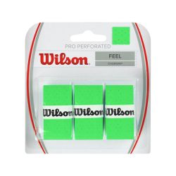 WILSON Pro Perforated Overgrip (Green, 3 pcs)