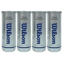 WILSON Tour Premier Tennis Ball Dozen (12 Balls)