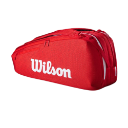 Wilson Super Tour 6R Tennis Kit Bag (Red)