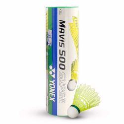 YONEX Mavis 500 Super Badminton Shuttlecock (Yellow)