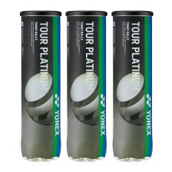 YONEX Tour Platinum Tennis Ball Dozen (12 Balls)