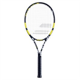 BABOLAT Evoke 102 Tennis Racquet Black Yellow Strung