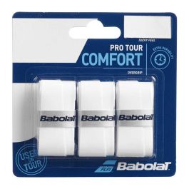 BABOLAT Pro Tour Overgrip 3 Pcs White