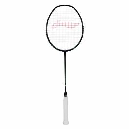 LI-NING ターボ充電マーシャル バドミントン ラケット (ブラック、張りなし)