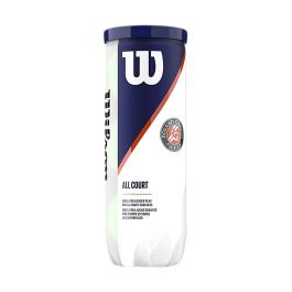 WILSON Roland Garros All Court Tennis Ball Can 3 Balls