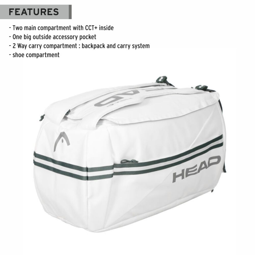 HEAD Pro X Duffle Bag L White