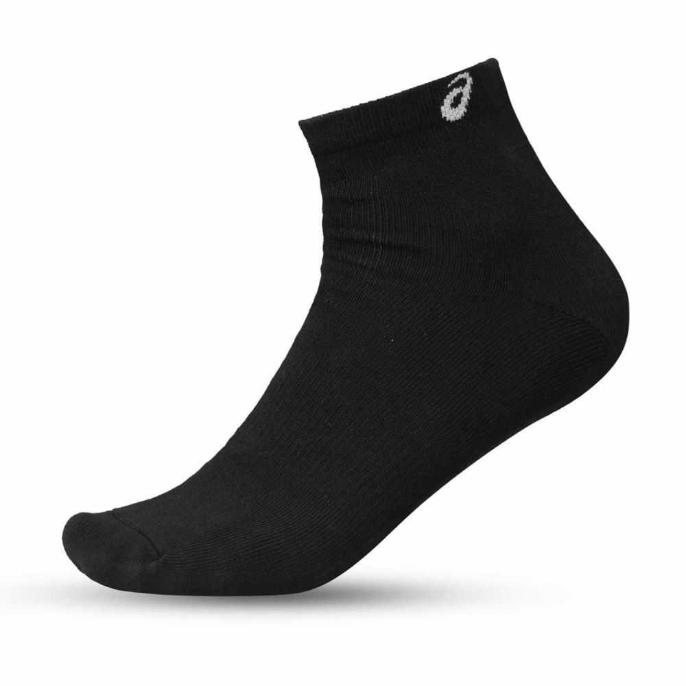ASICS Easy Low 3P Ankle Socks (Black)