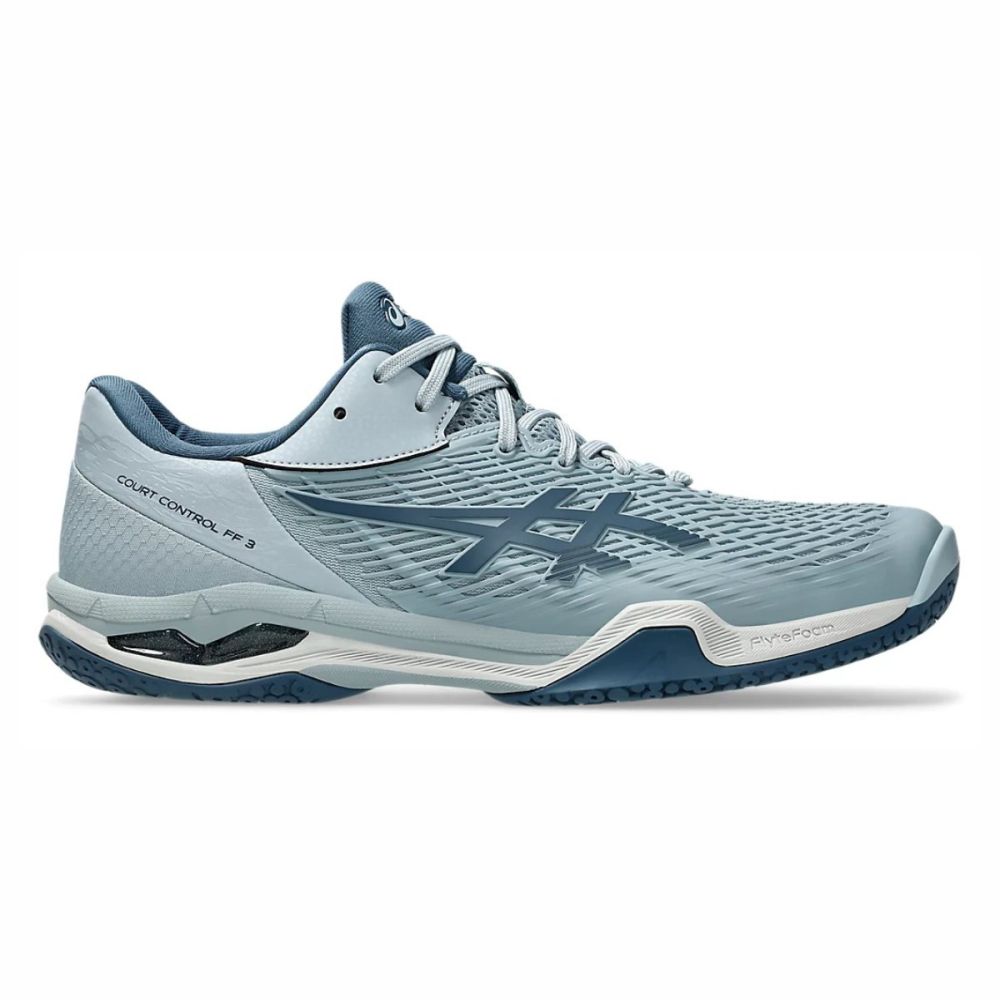 ASICS Court Control FF 3 Indoor Shoes Dolphin Grey Vintage Indigo