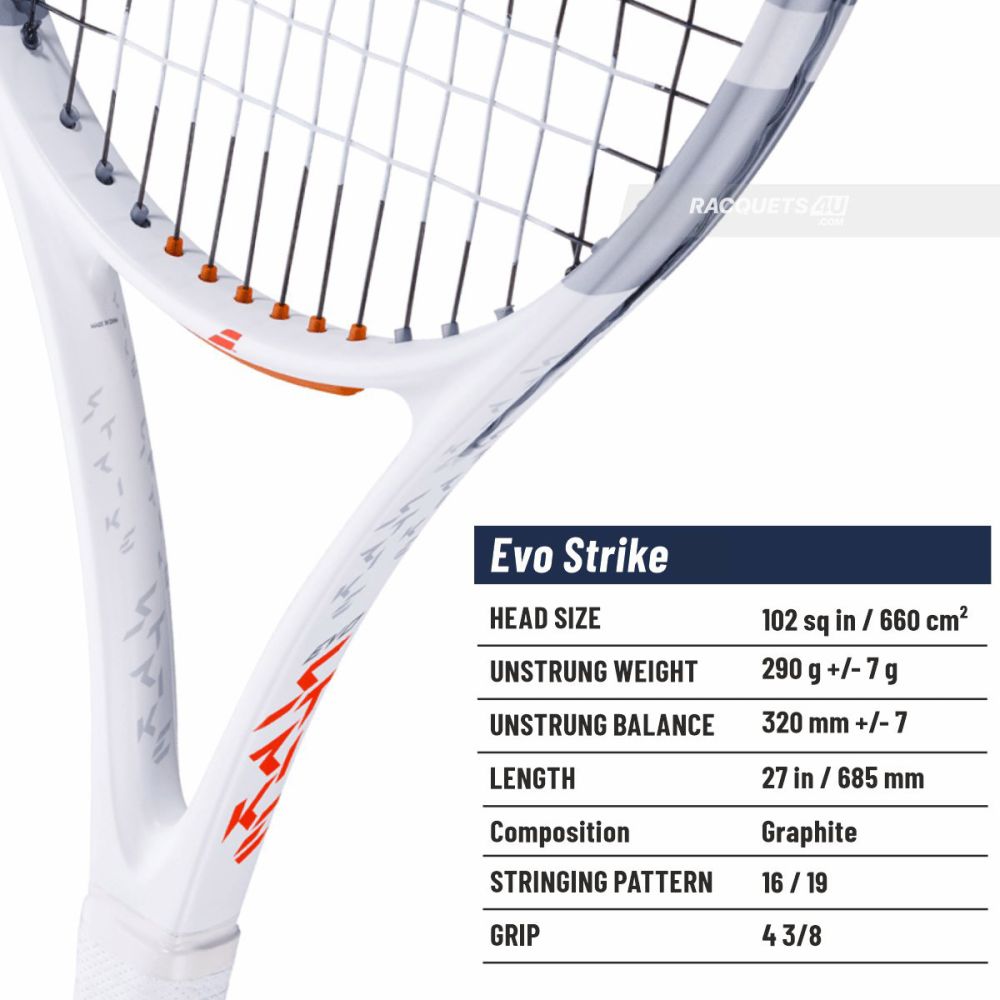 Babolat EVO STRIKE - Rakieta Tenisowa dla Klubowych Graczy