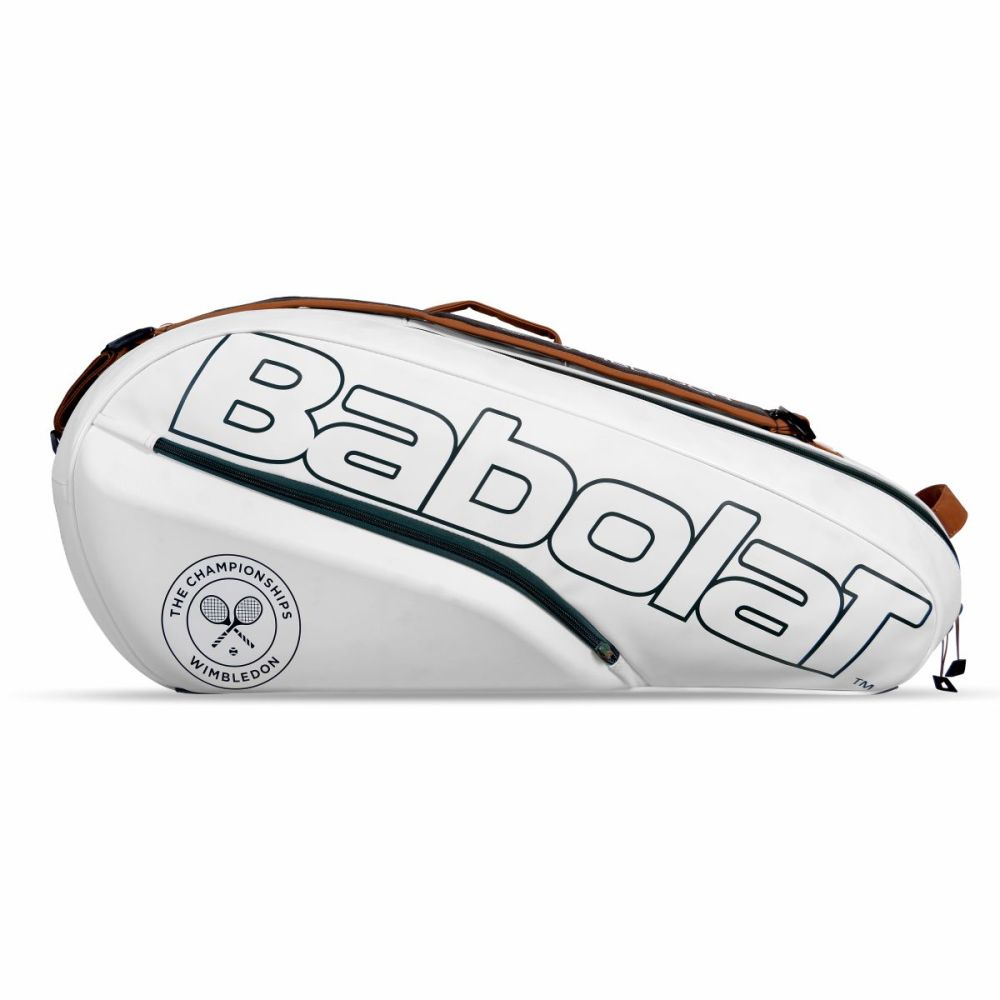 virtueel vijandigheid Catena BABOLAT RH6 Pure Wimbledon Kit Bag (White/Grey/Green)