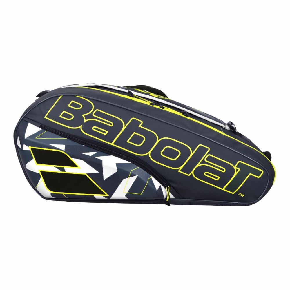 vermogen Hond Ik zie je morgen BABOLAT RHX12 Pure Aero Tennis Kit Bag (Grey/Yellow/White)