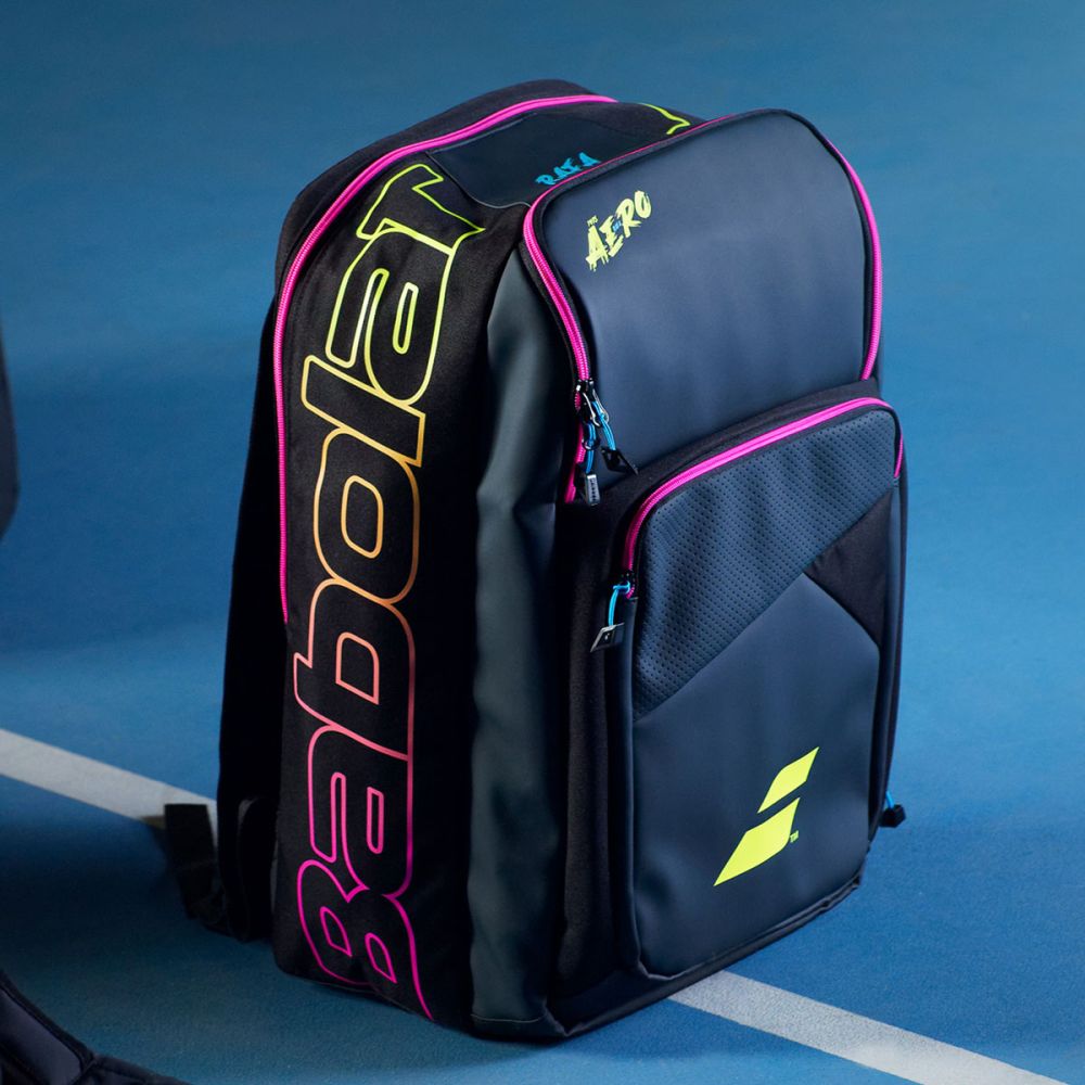 BABOLAT Pure Aero Rafa G2 Backpack Blue Yellow Pink