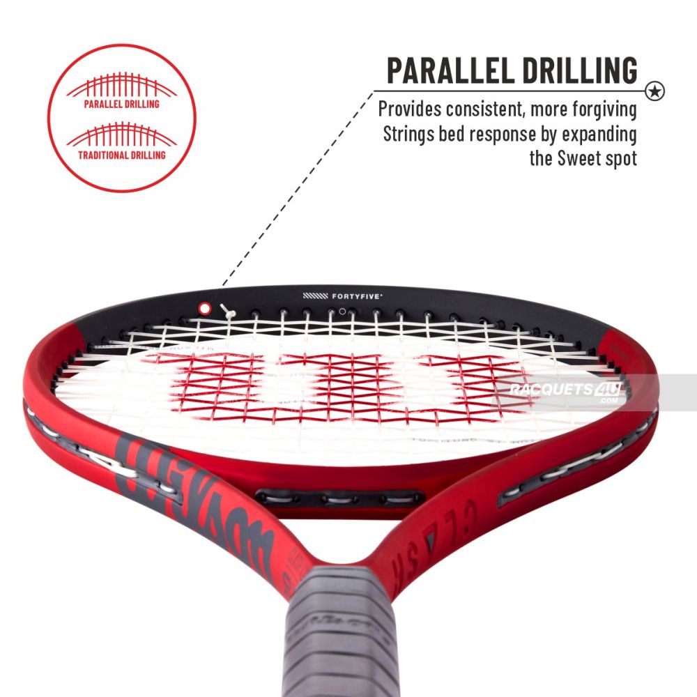 Wilson Pro Staff Team V2 Padel Racquet Grey and Red