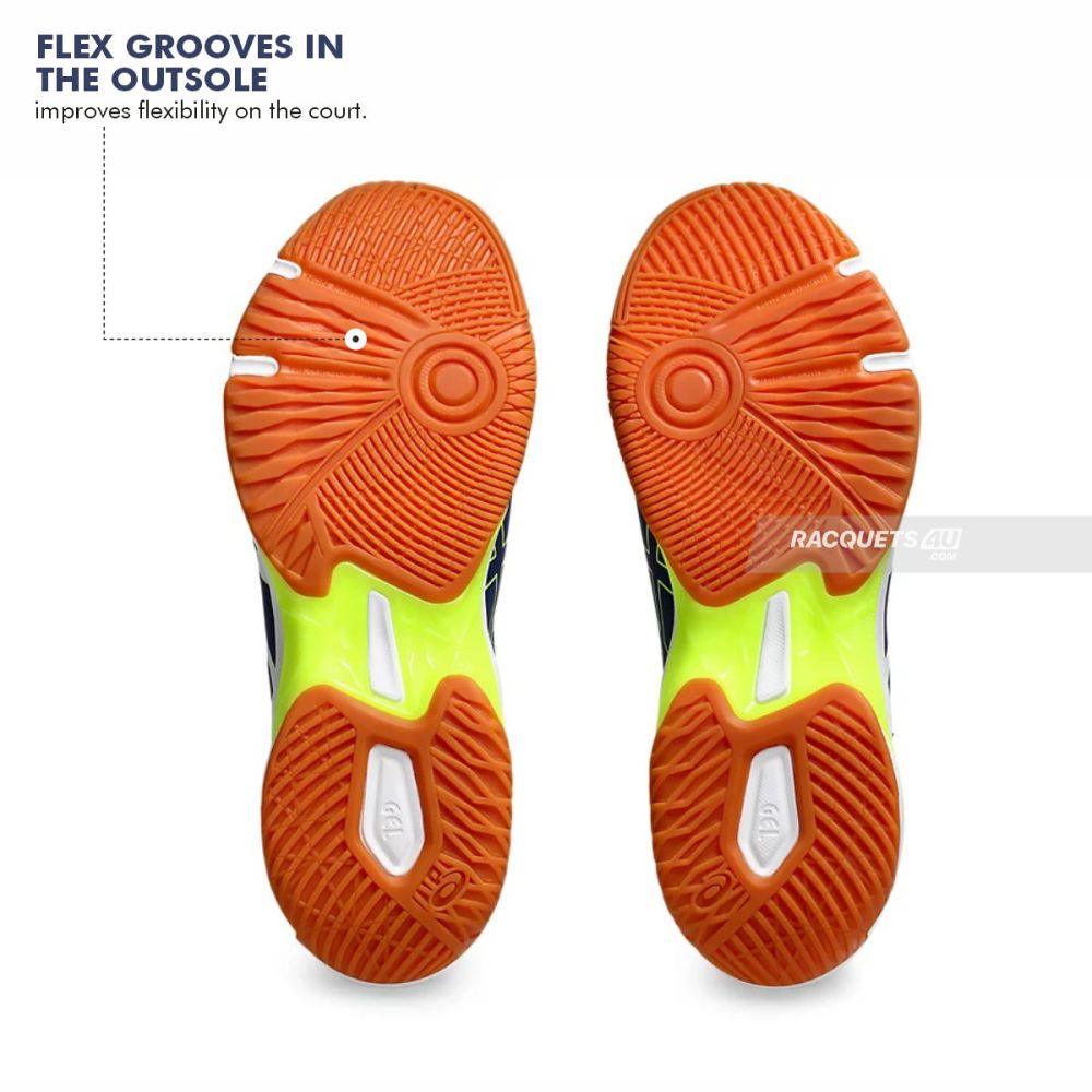 ASICS Gel Rocket 11 Indoor Shoes Blue Expanse Safety Yellow